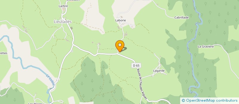localisation de l'entreprise GROUPEMENT FONCIER AGRICOLE DES GOUTALS à SAINT-URCIZE