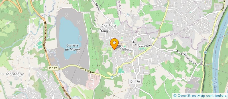 localisation de l'entreprise GROUPEMENT FONCIER AGRICOLE DES GRES  MILLERY