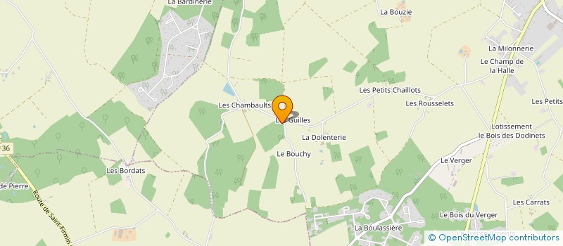 localisation de l'entreprise GROUPEMENT FONCIER AGRICOLE DES GUILLINS à SAINT-GERMAIN-DES-PRES