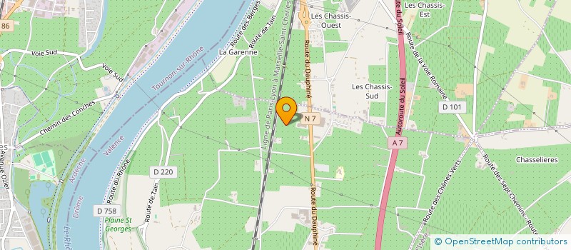 localisation de l'entreprise GROUPEMENT FONCIER AGRICOLE DES HAUTS SAVIAUX  LA ROCHE-DE-GLUN