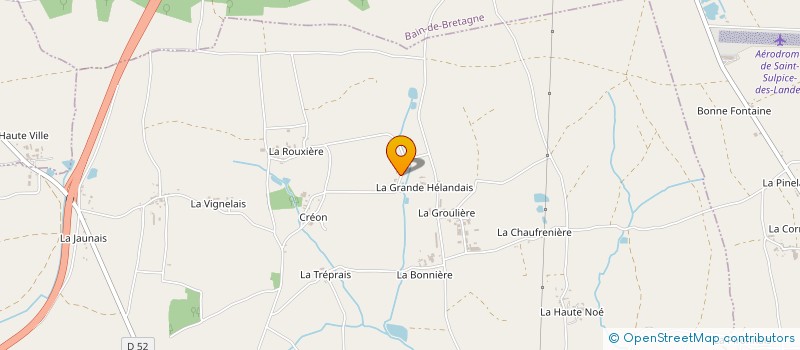 localisation de l'entreprise GROUPEMENT FONCIER AGRICOLE DES JONQUILLES  LA DOMINELAIS