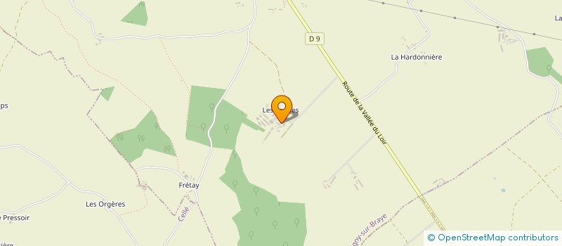 localisation de l'entreprise GROUPEMENT FONCIER AGRICOLE DES LANDES  SAVIGNY-SUR-BRAYE