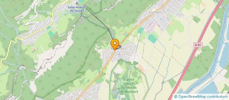 localisation de l'entreprise GROUPEMENT FONCIER AGRICOLE DES MARSANNAY'STHETES  CROLLES