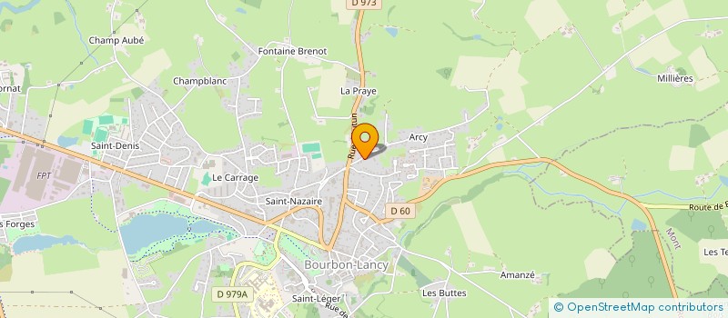 localisation de l'entreprise GROUPEMENT FONCIER AGRICOLE DES MATHES  BOURBON-LANCY