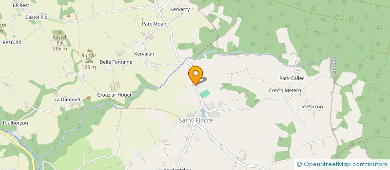 localisation de l'entreprise GROUPEMENT FONCIER AGRICOLE DES MENHIRS à SAINT-FIACRE