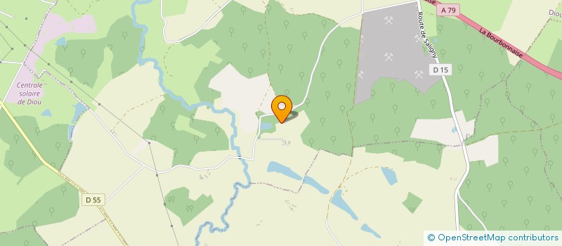 localisation de l'entreprise GROUPEMENT FONCIER AGRICOLE DES POIRIERS à DIOU
