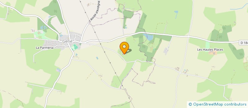 localisation de l'entreprise GROUPEMENT FONCIER AGRICOLE DES PRINTEMPS  ERDRE-EN-ANJOU