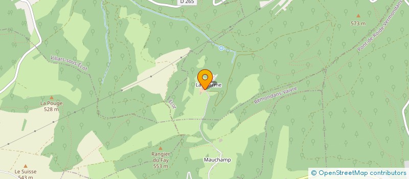 localisation de l'entreprise GROUPEMENT FONCIER AGRICOLE DES QUATRE COMMUNES  ECOT