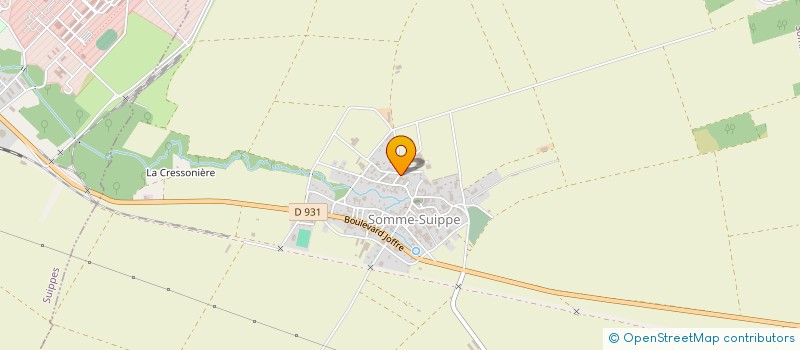 localisation de l'entreprise GROUPEMENT FONCIER AGRICOLE DES REMPARTS  SOMME-SUIPPE