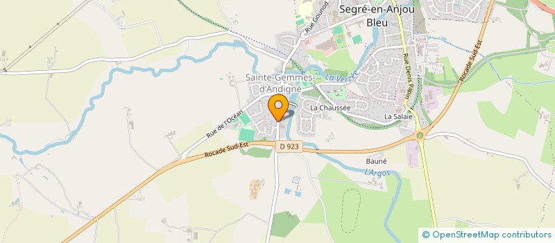 localisation de l'entreprise GROUPEMENT FONCIER AGRICOLE DES SABLES à SEGRE-EN-ANJOU BLEU