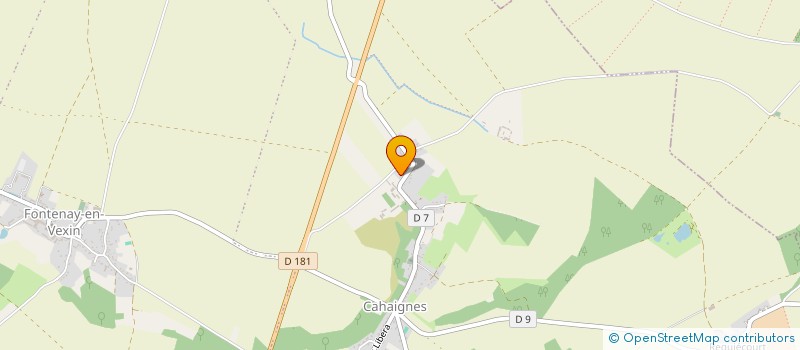 localisation de l'entreprise GROUPEMENT FONCIER AGRICOLE DES TILLEULS  VEXIN-SUR-EPTE