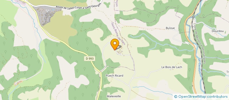 localisation de l'entreprise GROUPEMENT FONCIER AGRICOLE DES TROIS SOURCES  SAINT-ROME-DE-TARN