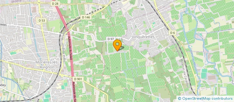 localisation de l'entreprise GROUPEMENT FONCIER AGRICOLE DES URSULES  CHATEAUNEUF-DE-GADAGNE