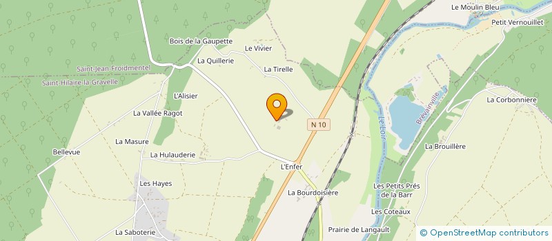 localisation de l'entreprise GROUPEMENT FONCIER AGRICOLE DES VAUX  SAINT-HILAIRE-LA-GRAVELLE