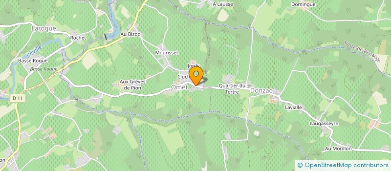 localisation de l'entreprise GROUPEMENT FONCIER AGRICOLE DES VIGNOBLES MERIC  SAINTE-CROIX-DU-MONT