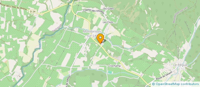 localisation de l'entreprise GROUPEMENT FONCIER AGRICOLE DES VIRAS  MONTBRISON-SUR-LEZ