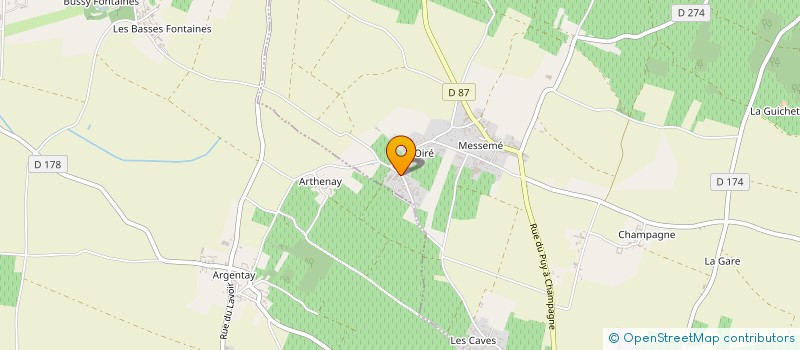 localisation de l'entreprise GROUPEMENT FONCIER AGRICOLE DESNOUHES  VAUDELNAY