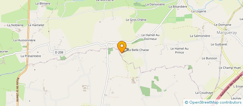 localisation de l'entreprise GROUPEMENT FONCIER AGRICOLE DFH  PERCY-EN-NORMANDIE