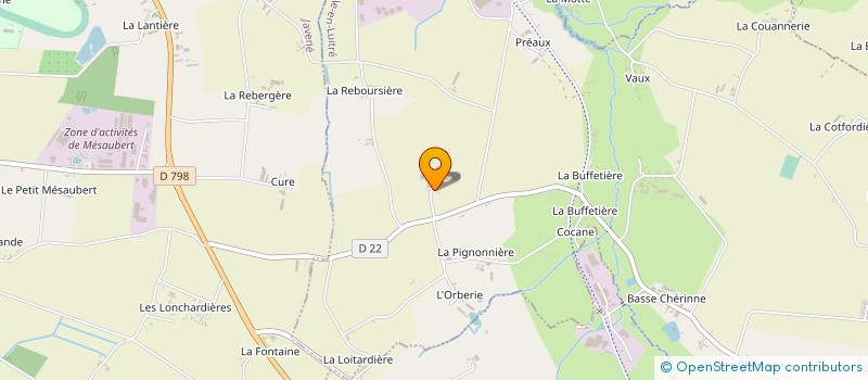 localisation de l'entreprise GROUPEMENT FONCIER AGRICOLE DOMAGNE  LA SELLE-EN-LUITRE