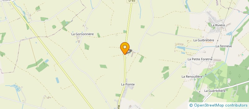 localisation de l'entreprise GROUPEMENT FONCIER AGRICOLE DOMAINE DES GRANDS CHAMPS  TOUVOIS