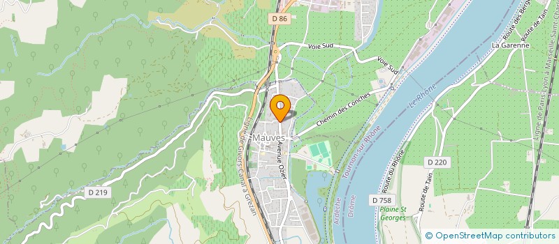 localisation de l'entreprise GROUPEMENT FONCIER AGRICOLE DOMAINE JEAN-LOUIS CHAVE  MAUVES