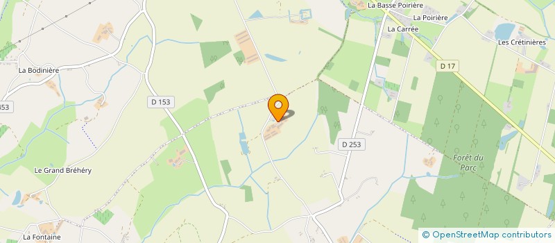 localisation de l'entreprise GROUPEMENT FONCIER AGRICOLE DROUET  OREE-D'ANJOU