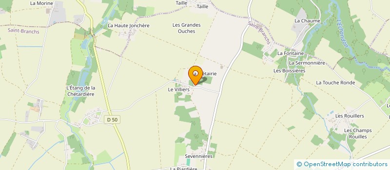 localisation de l'entreprise GROUPEMENT FONCIER AGRICOLE DSW OU PAR ABREVIATION GFA DSW  SAINT-BRANCHS