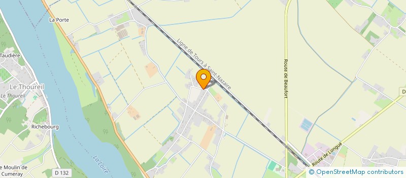 localisation de l'entreprise GROUPEMENT FONCIER AGRICOLE DU BOIS DE LA  SAINT-CLEMENT-DES-LEVEES