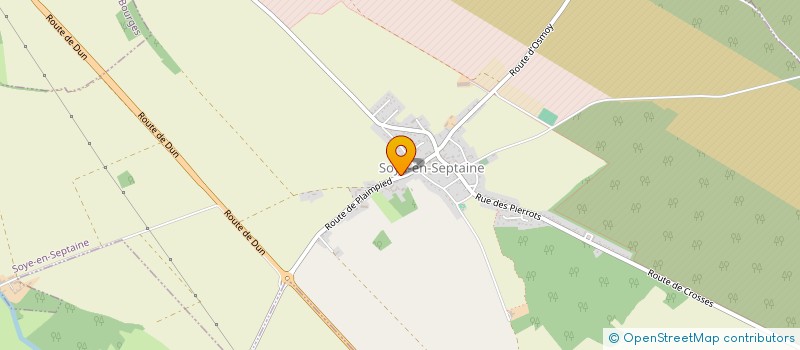 localisation de l'entreprise GROUPEMENT FONCIER AGRICOLE DU BOIS DE LA GARDE  SOYE-EN-SEPTAINE