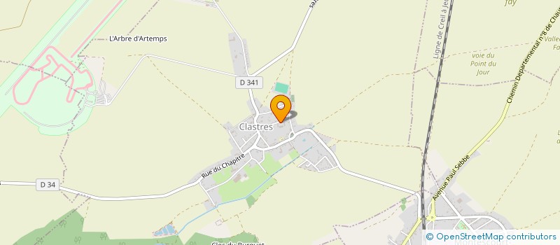 localisation de l'entreprise GROUPEMENT FONCIER AGRICOLE DU CAMP  CLASTRES