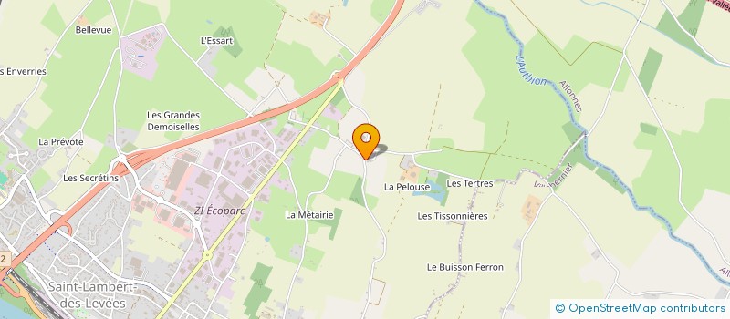 localisation de l'entreprise GROUPEMENT FONCIER AGRICOLE DU CARREFOUR  SAUMUR