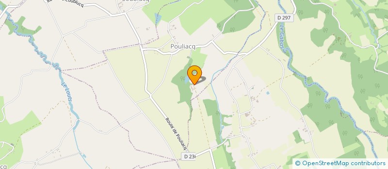 localisation de l'entreprise GROUPEMENT FONCIER AGRICOLE DU CASTET DE CAPLANE  POULIACQ