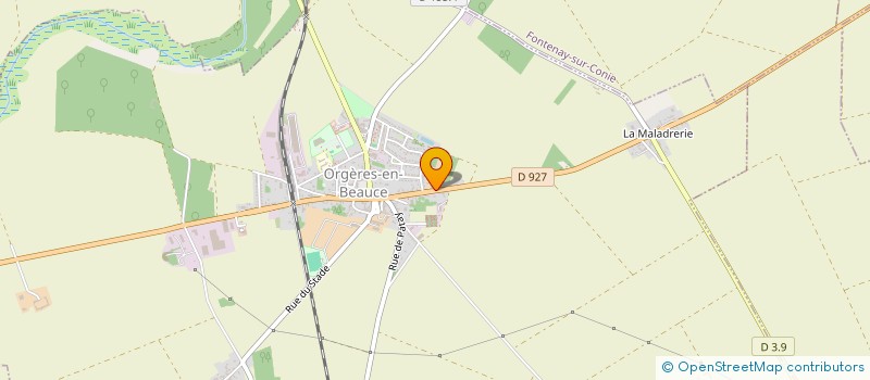 localisation de l'entreprise GROUPEMENT FONCIER AGRICOLE DU CHAMP BELON à ORGERES-EN-BEAUCE