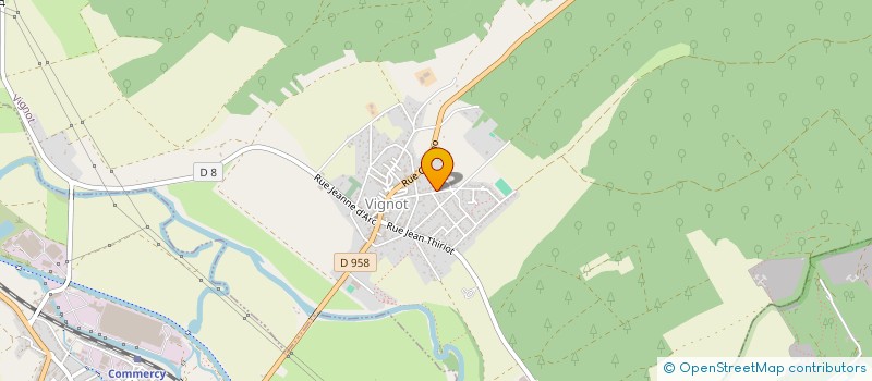 localisation de l'entreprise GROUPEMENT FONCIER AGRICOLE DU CHAMP LE LIEVRE  VIGNOT