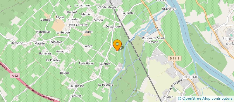 localisation de l'entreprise GROUPEMENT FONCIER AGRICOLE DU CHATEAU  BARSAC