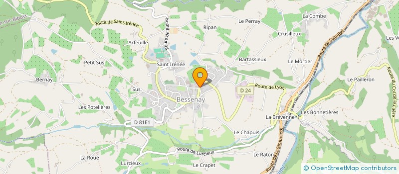 localisation de l'entreprise GROUPEMENT FONCIER AGRICOLE DU CHATEAU D'EAU  BESSENAY