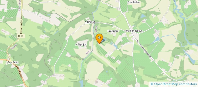 localisation de l'entreprise GROUPEMENT FONCIER AGRICOLE DU CHATEAU D'ESPUJOS  REANS