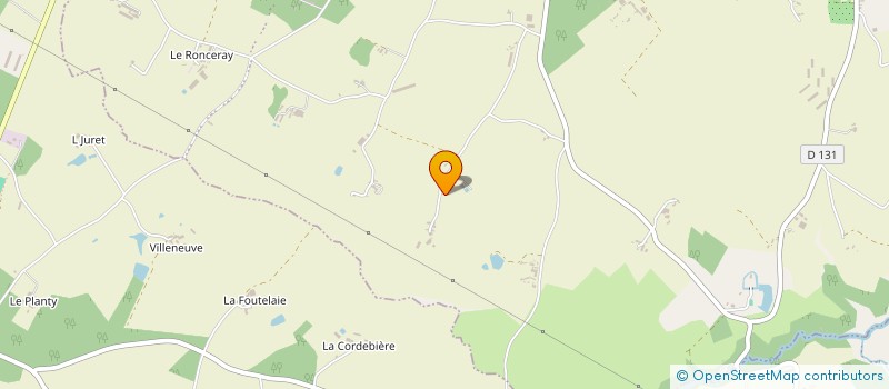 localisation de l'entreprise GROUPEMENT FONCIER AGRICOLE DU CHATELLIER  MAUGES-SUR-LOIRE