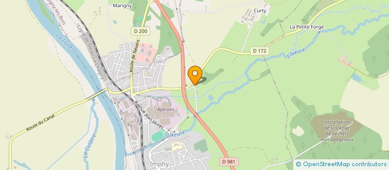 localisation de l'entreprise GROUPEMENT FONCIER AGRICOLE DU CHAZEAU  IMPHY