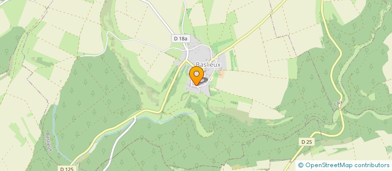 localisation de l'entreprise GROUPEMENT FONCIER AGRICOLE DU CHENOIS  BASLIEUX