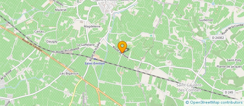 localisation de l'entreprise GROUPEMENT FONCIER AGRICOLE DU CLOS SAINT HIPPOLYTE  SAINT-HIPPOLYTE