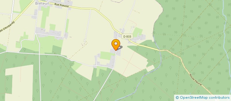 localisation de l'entreprise GROUPEMENT FONCIER AGRICOLE DU COUPE GORGE  LES BAUX-DE-BRETEUIL