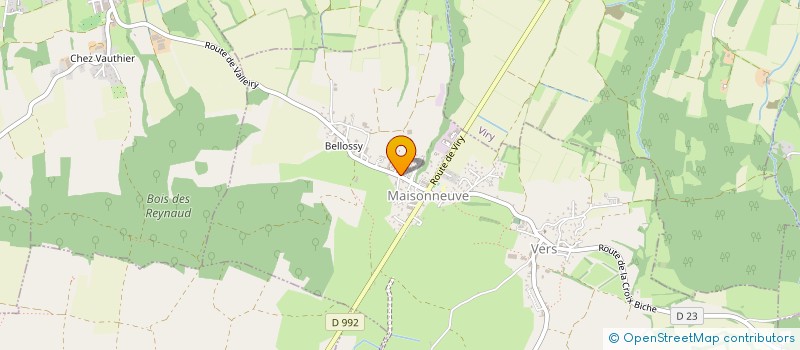 localisation de l'entreprise GROUPEMENT FONCIER AGRICOLE DU DEVIN  VERS