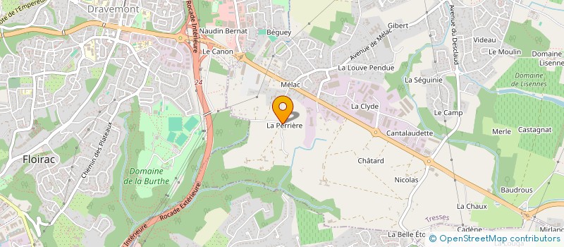 localisation de l'entreprise GROUPEMENT FONCIER AGRICOLE DU DOMAINE DE BEL ETRE  TRESSES