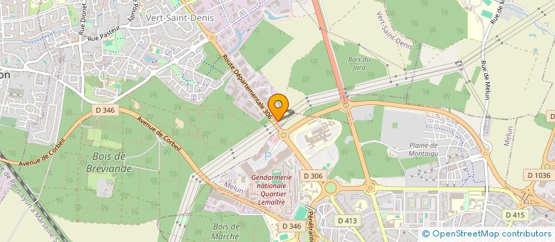 localisation de l'entreprise GROUPEMENT FONCIER AGRICOLE DU DOMAINE DE CHANTEMERLE  NANDY