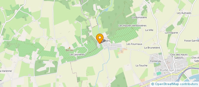 localisation de l'entreprise GROUPEMENT FONCIER AGRICOLE DU DOMAINE DE LA CHARRIERE  LA CHARTRE-SUR-LE-LOIR