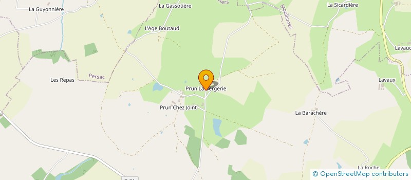 localisation de l'entreprise GROUPEMENT FONCIER AGRICOLE DU DOMAINE DE PRUN  ADRIERS