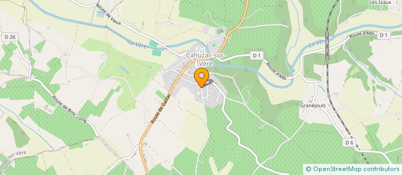 localisation de l'entreprise GROUPEMENT FONCIER AGRICOLE DU GOULOT  CAHUZAC-SUR-VERE