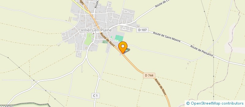 localisation de l'entreprise GROUPEMENT FONCIER AGRICOLE DU GRAND CHAMP  VILLIERS-EN-PLAINE