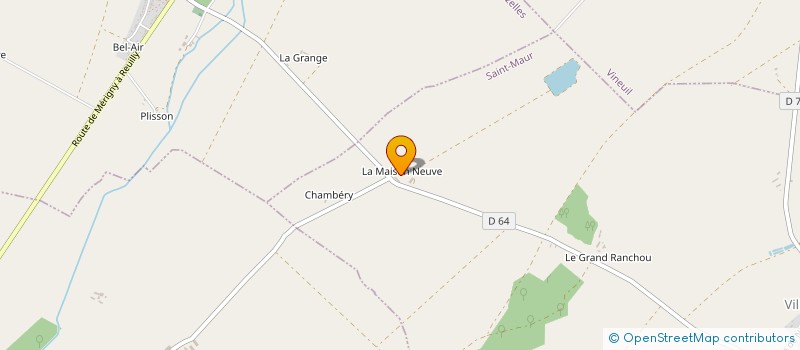 localisation de l'entreprise GROUPEMENT FONCIER AGRICOLE DU GRAND RANCHOU à SAINT-MAUR